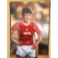 Signed photo of Peter Davenport the Manchester United footballer. 